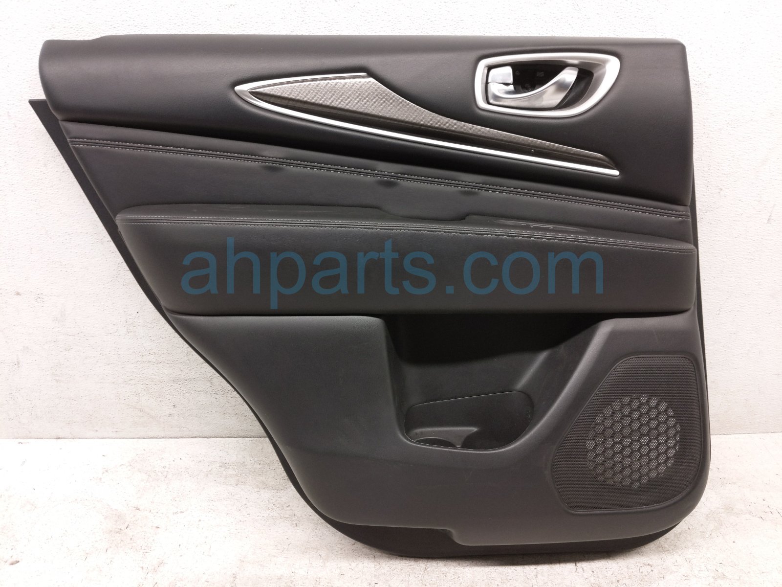 Rear driver INTERIOR DOOR PANEL - BLACK