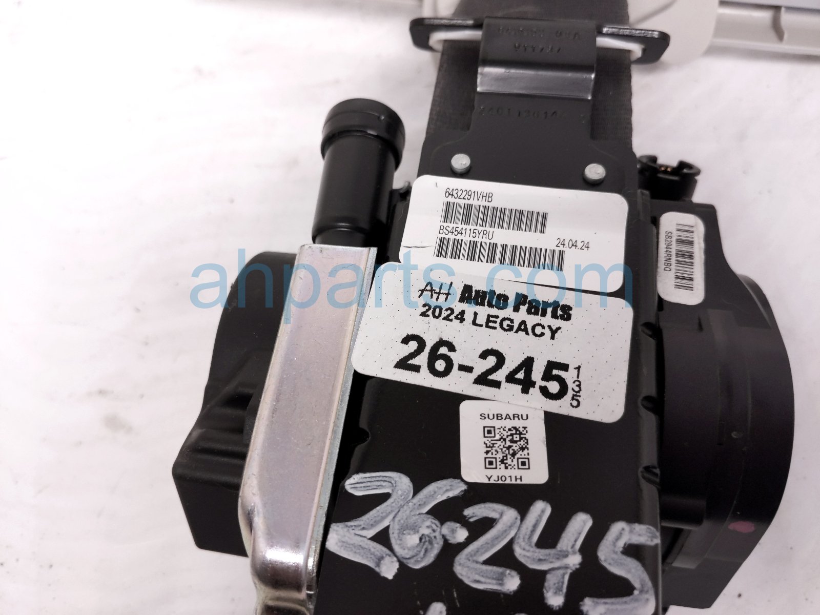2024 Subaru Legacy Front Driver Seat Belt Black 64621AN01BVH Replacement 2024 Subaru Legacy Front Driver Seat Belt Black 64621AN01BVH Replacement thumbnail