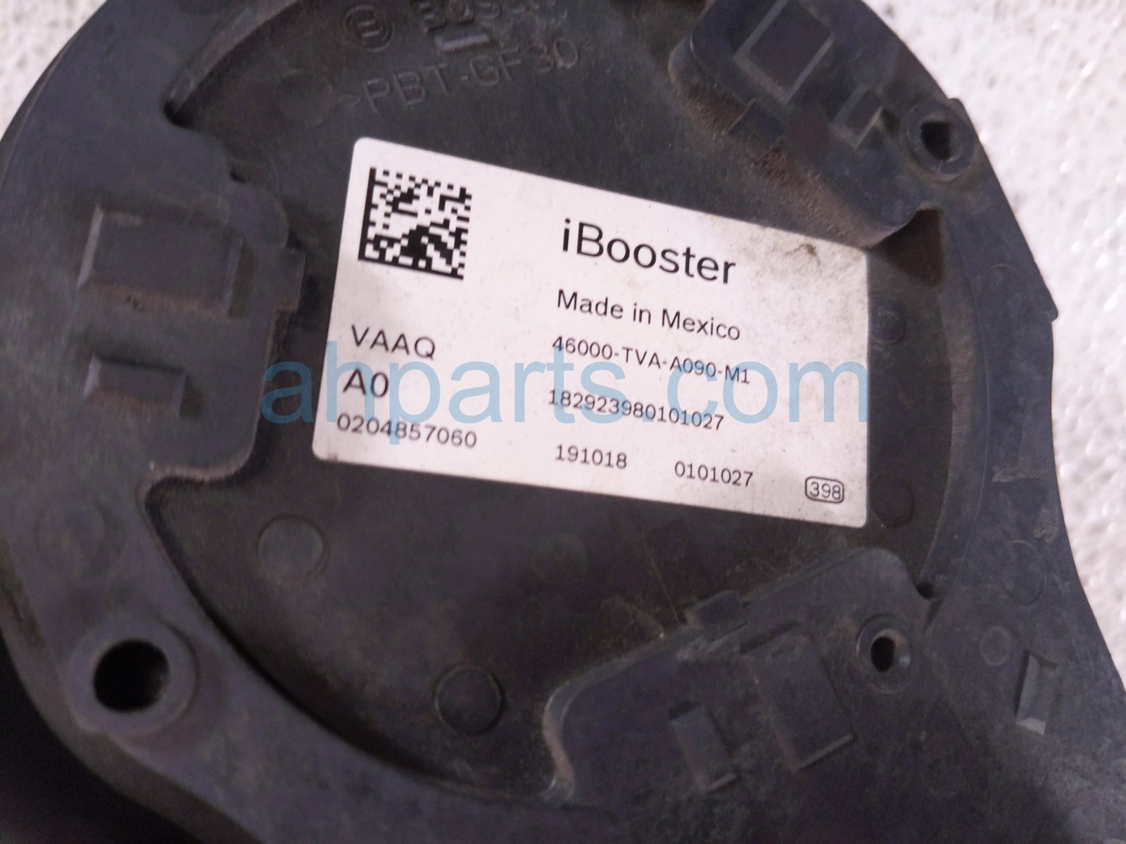 2019 Honda Accord Electric Power Brake Booster 01469 TVA A29 Replacement 2019 Honda Accord Electric Power Brake Booster 01469 TVA A29 Replacement thumbnail