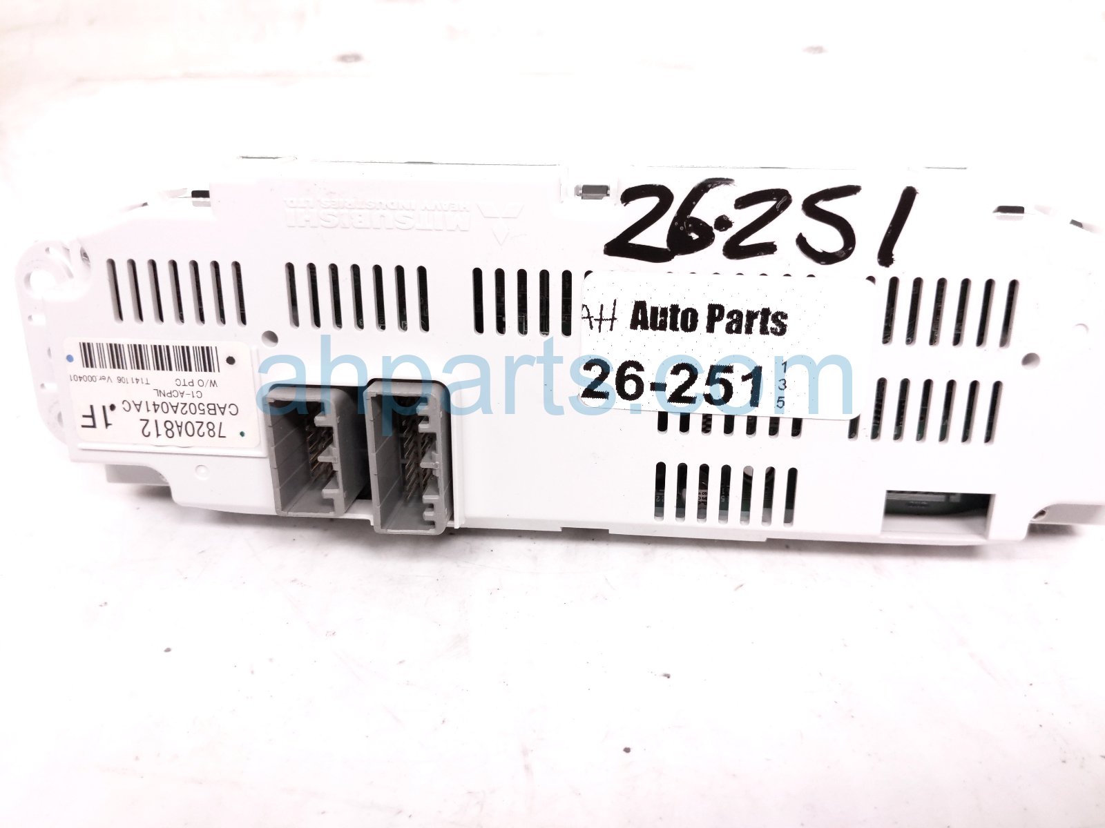2015 Mitsubishi Lancermit Temperature Climate Ac Heater Auto A/c Control(on Dash) us Made 7820A812 Replacement 2015 Mitsubishi Lancermit Temperature Climate Ac Heater Auto A/c Control(on Dash) us Made 7820A812 Replacement thumbnail