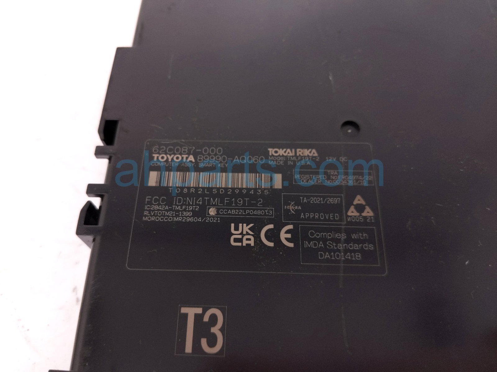 2026 Toyota Camry Smart Key Control Module 89990 AQ060 Replacement 2026 Toyota Camry Smart Key Control Module 89990 AQ060 Replacement thumbnail