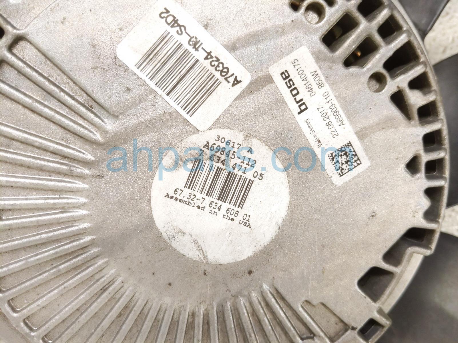 2018 BMW X5 Cooling Fan Blade W/clutch 3.5l 4x2 17 42 7 634 471 Replacement 2018 BMW X5 Cooling Fan Blade W/clutch 3.5l 4x2 17 42 7 634 471 Replacement thumbnail
