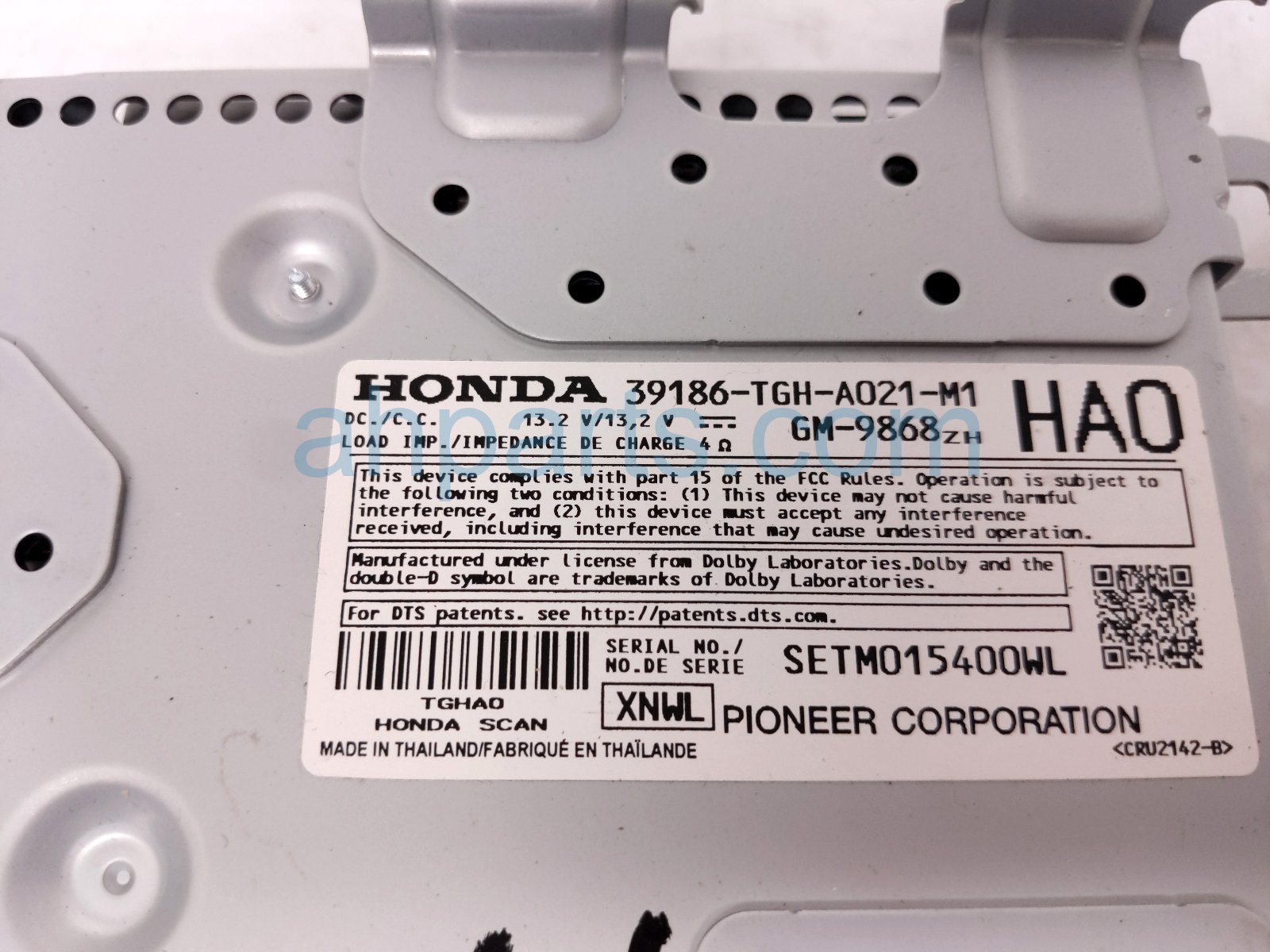2019 Honda Civic Audio Amplifier Htbk 39186 TGH A02 Replacement 2019 Honda Civic Audio Amplifier Htbk 39186 TGH A02 Replacement thumbnail