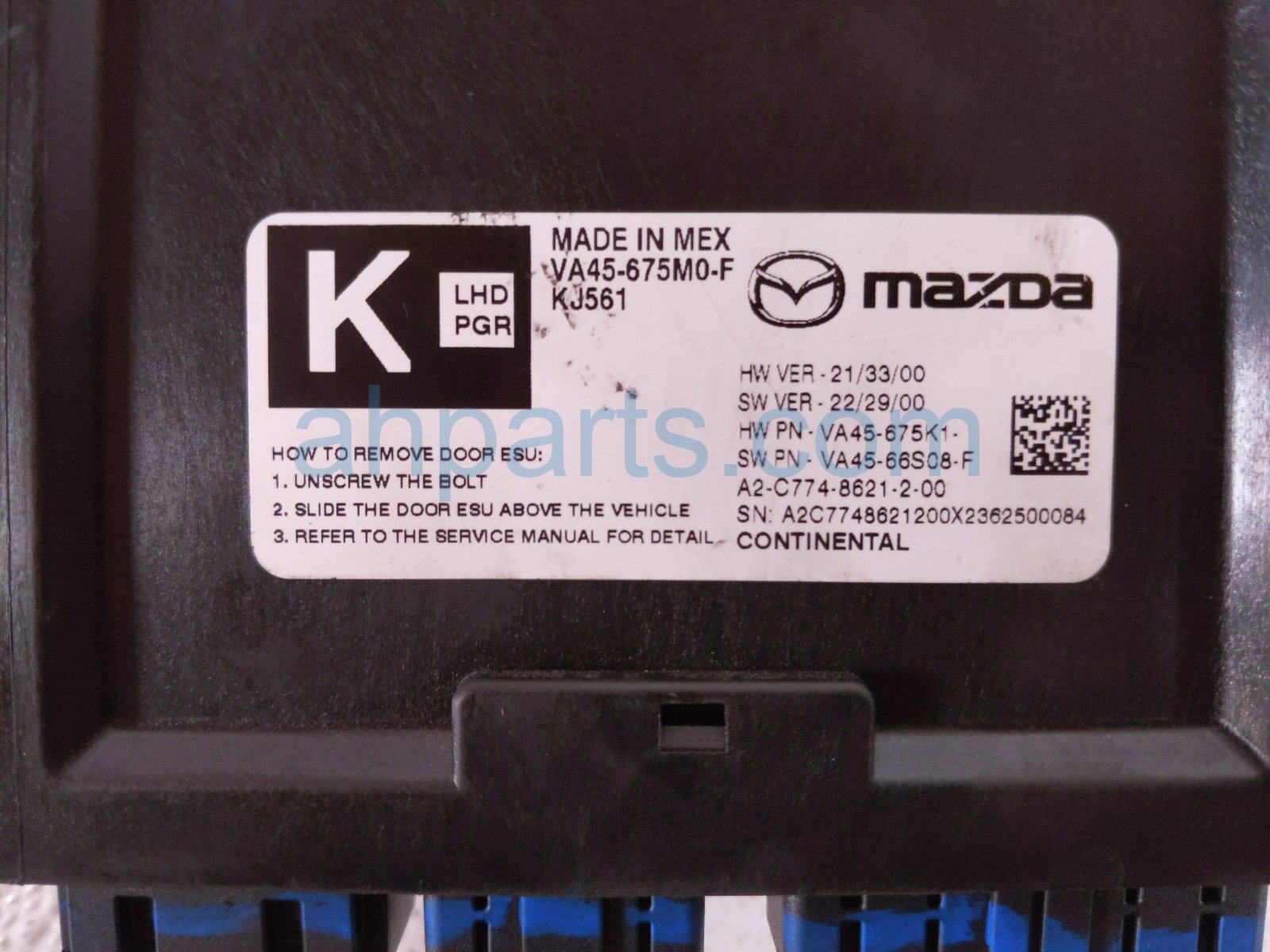 2024 Mazda Cx 50 Electric Supply Module Front Passenger VA45 67 5M0F Replacement 2024 Mazda Cx 50 Electric Supply Module Front Passenger VA45 67 5M0F Replacement thumbnail
