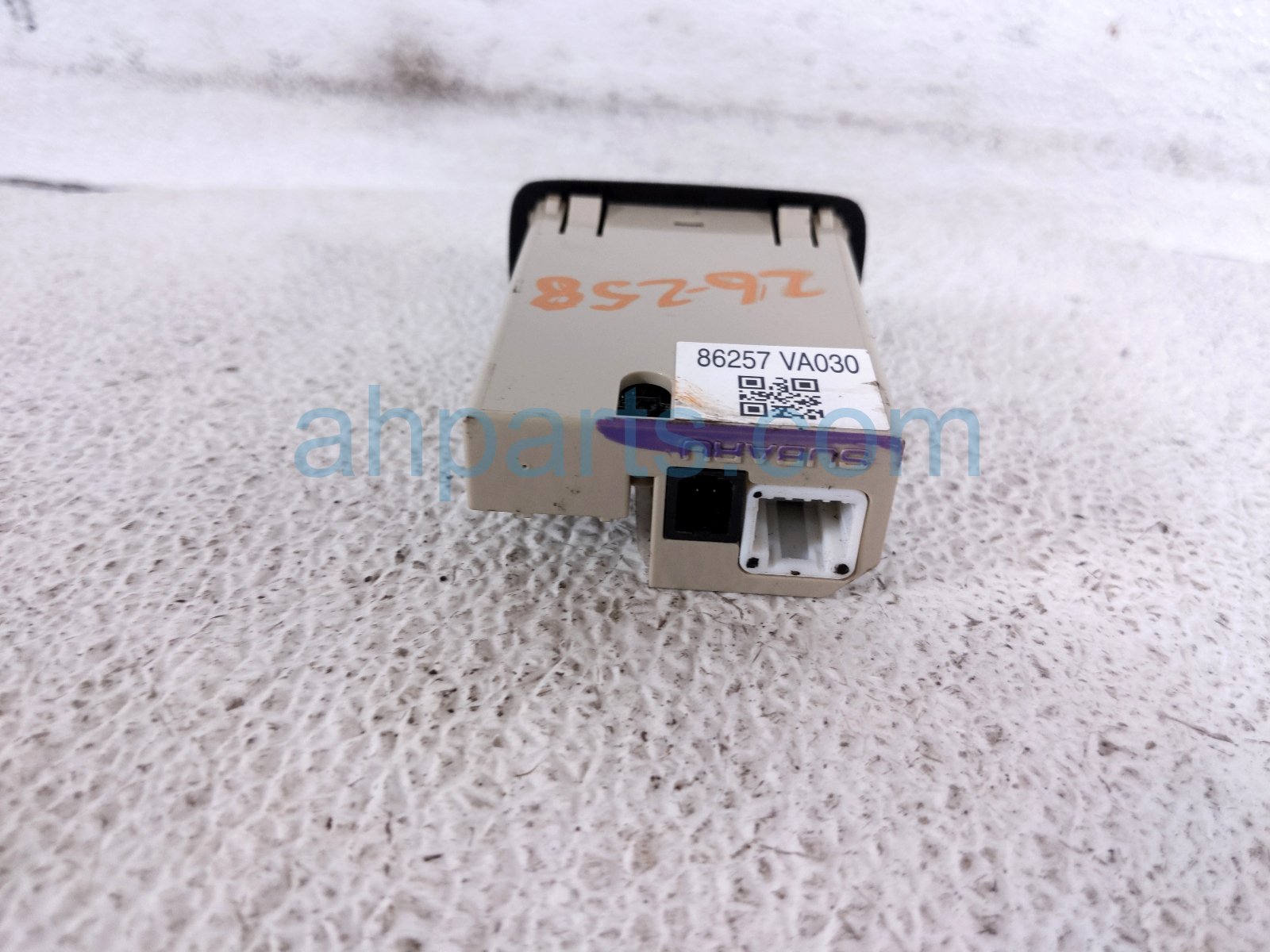 2022 Subaru Ascent Usb Hub Aux Jack Assy 86257VA031 Replacement 2022 Subaru Ascent Usb Hub Aux Jack Assy 86257VA031 Replacement thumbnail