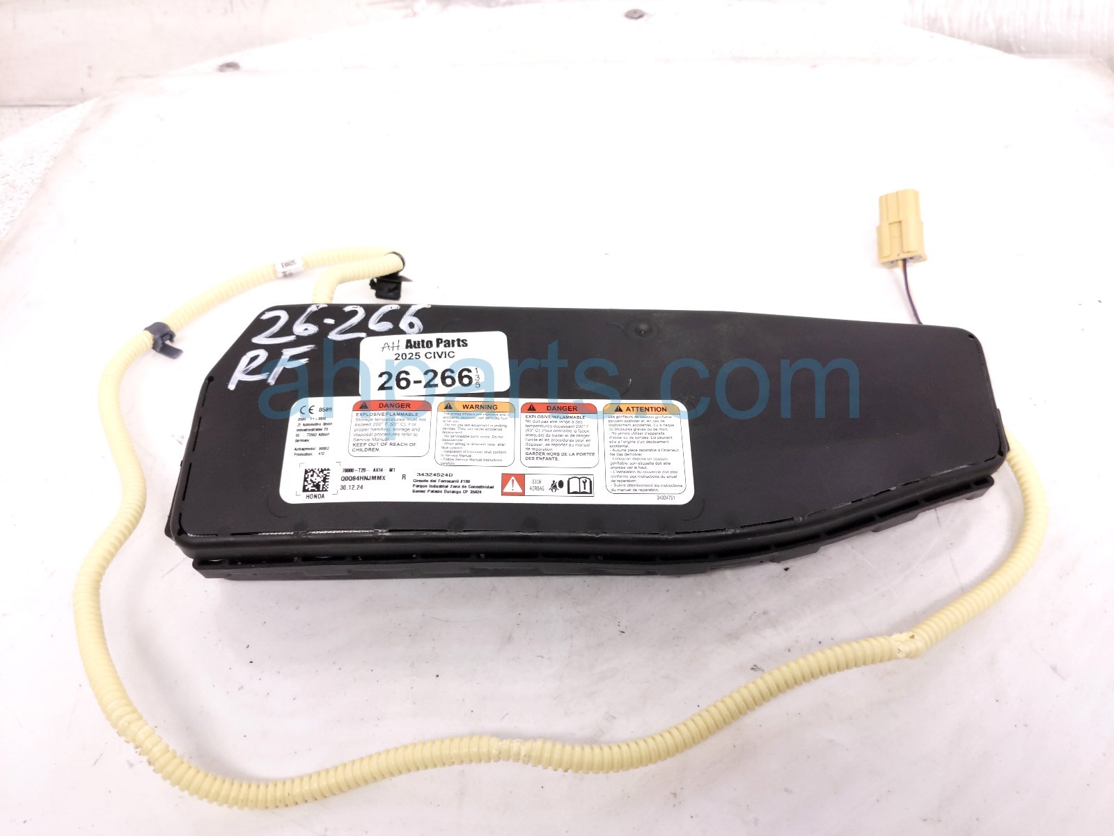 Honda PASSENGER SEAT AIRBAG