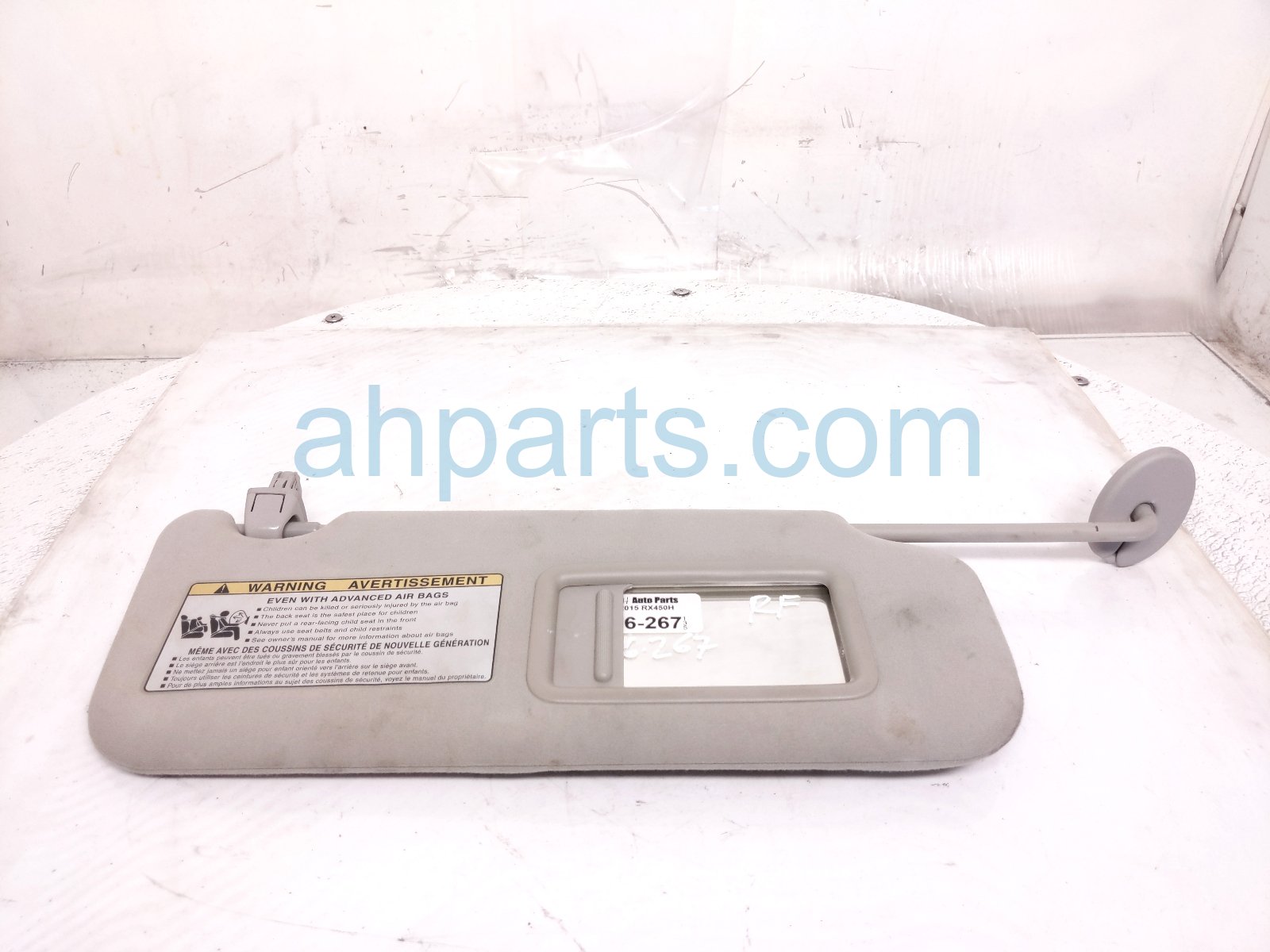 2015 Lexus Rx450h Passenger Sun Visor Grey *impressions 74310 0E020 B0 Replacement 2015 Lexus Rx450h Passenger Sun Visor Grey *impressions 74310 0E020 B0 Replacement thumbnail