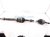 2015 Lexus Rx450h Front Passenger Cv Axle Drive Shaft 43410 0W350 Replacement 2015 Lexus Rx450h Front Passenger Cv Axle Drive Shaft 43410 0W350 Replacement thumbnail