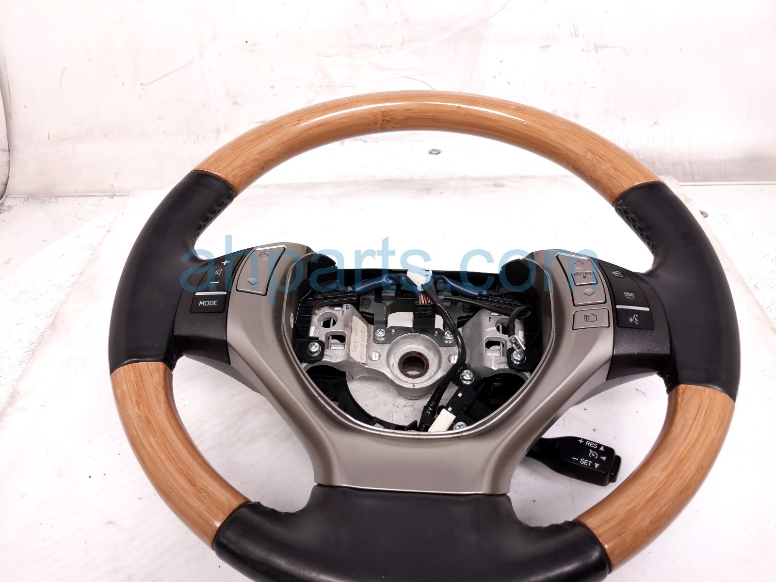 2015 Lexus Rx450h Steering Wheel Black W/ Wood 45100 0E210 C0 Replacement 2015 Lexus Rx450h Steering Wheel Black W/ Wood 45100 0E210 C0 Replacement thumbnail