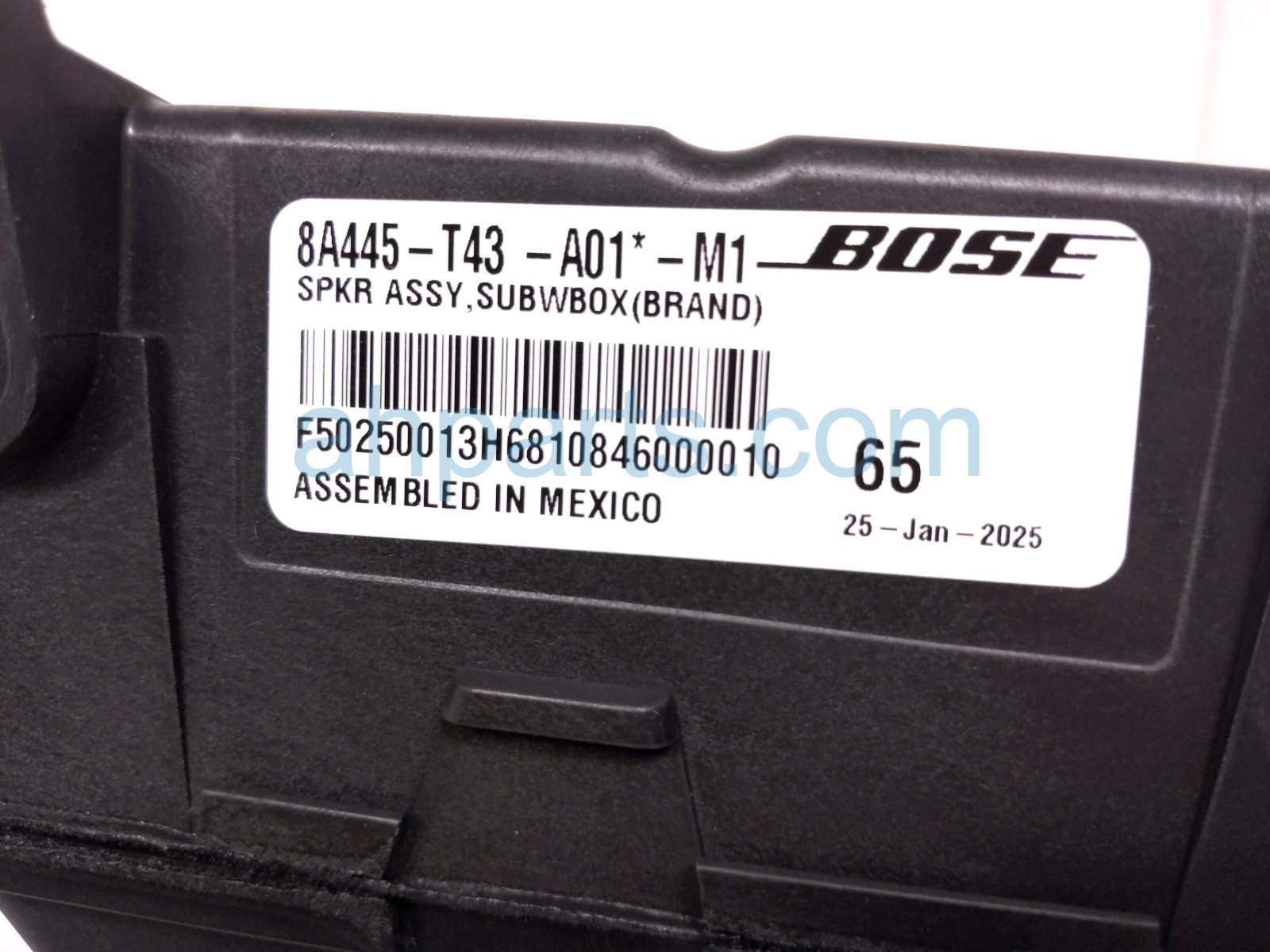 2025 Honda Civic Rear Passenger Subwoofer Speaker Assy 8A445 T43 A01 Replacement 2025 Honda Civic Rear Passenger Subwoofer Speaker Assy 8A445 T43 A01 Replacement thumbnail
