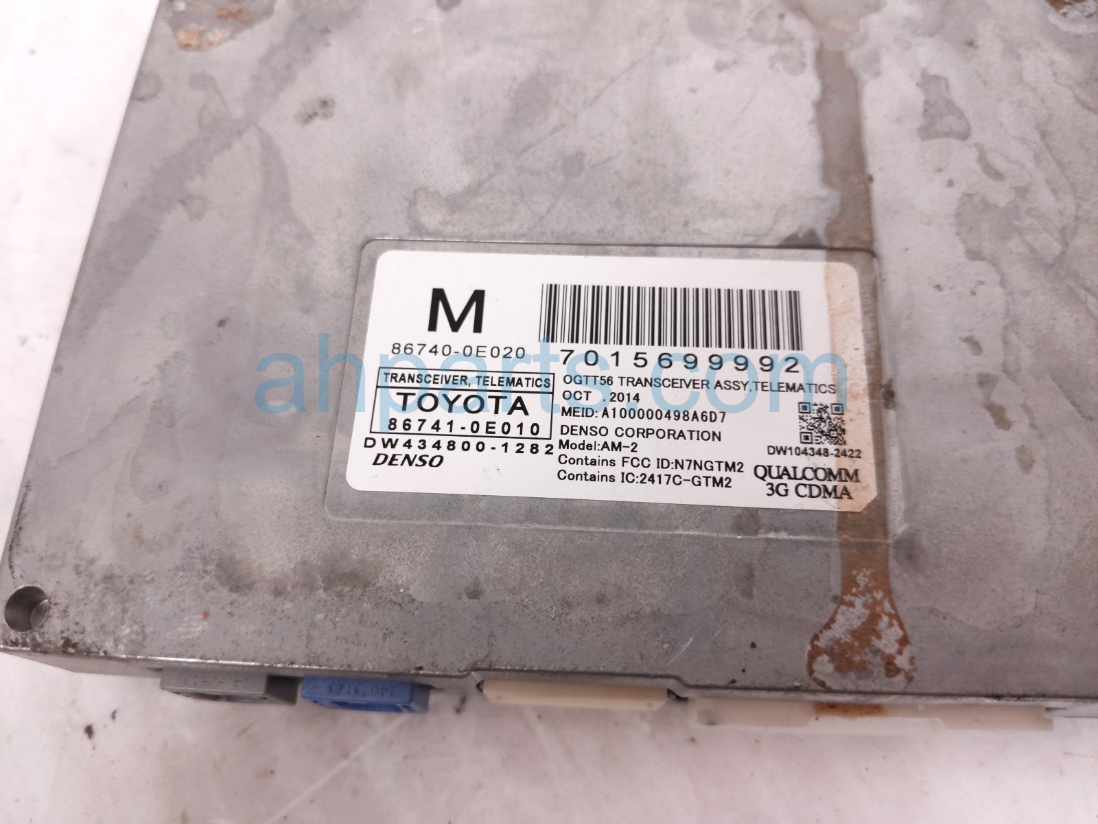 2015 Lexus Rx450h Telematics Transceiver Module 86740 0E020 Replacement 2015 Lexus Rx450h Telematics Transceiver Module 86740 0E020 Replacement thumbnail