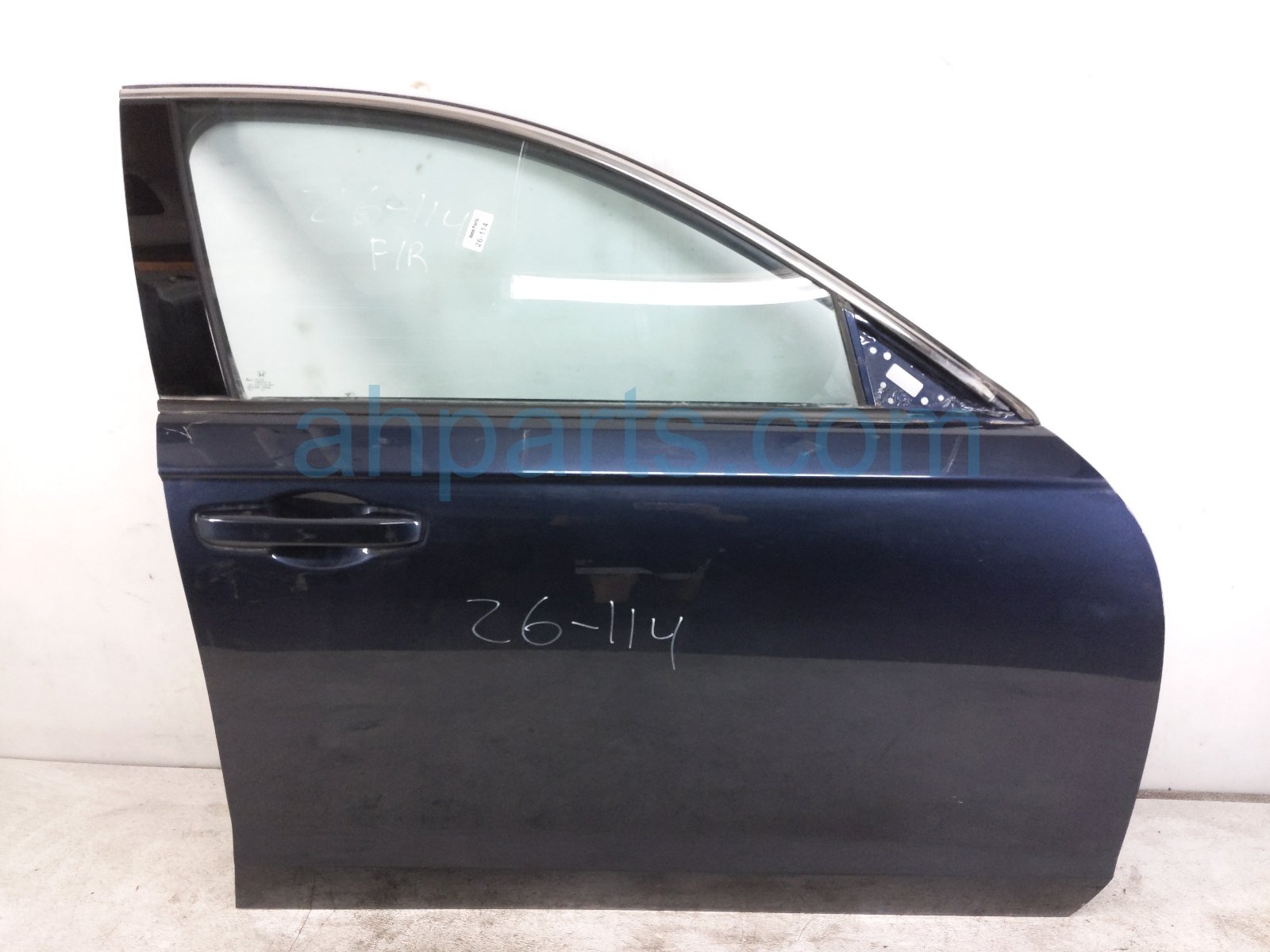 $995 Honda FR/RH DOOR - BLUE - NO MIRROR/TRIM