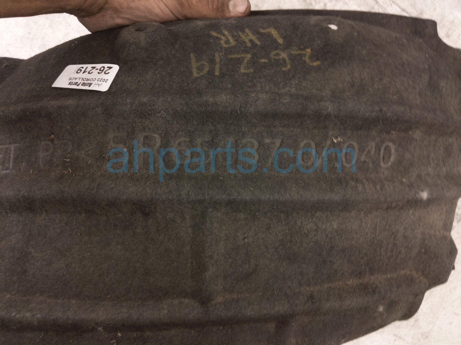 2023 Toyota Corollacs Rear Passenger Inner Fender Liner 65637 0A040 Replacement 2023 Toyota Corollacs Rear Passenger Inner Fender Liner 65637 0A040 Replacement thumbnail