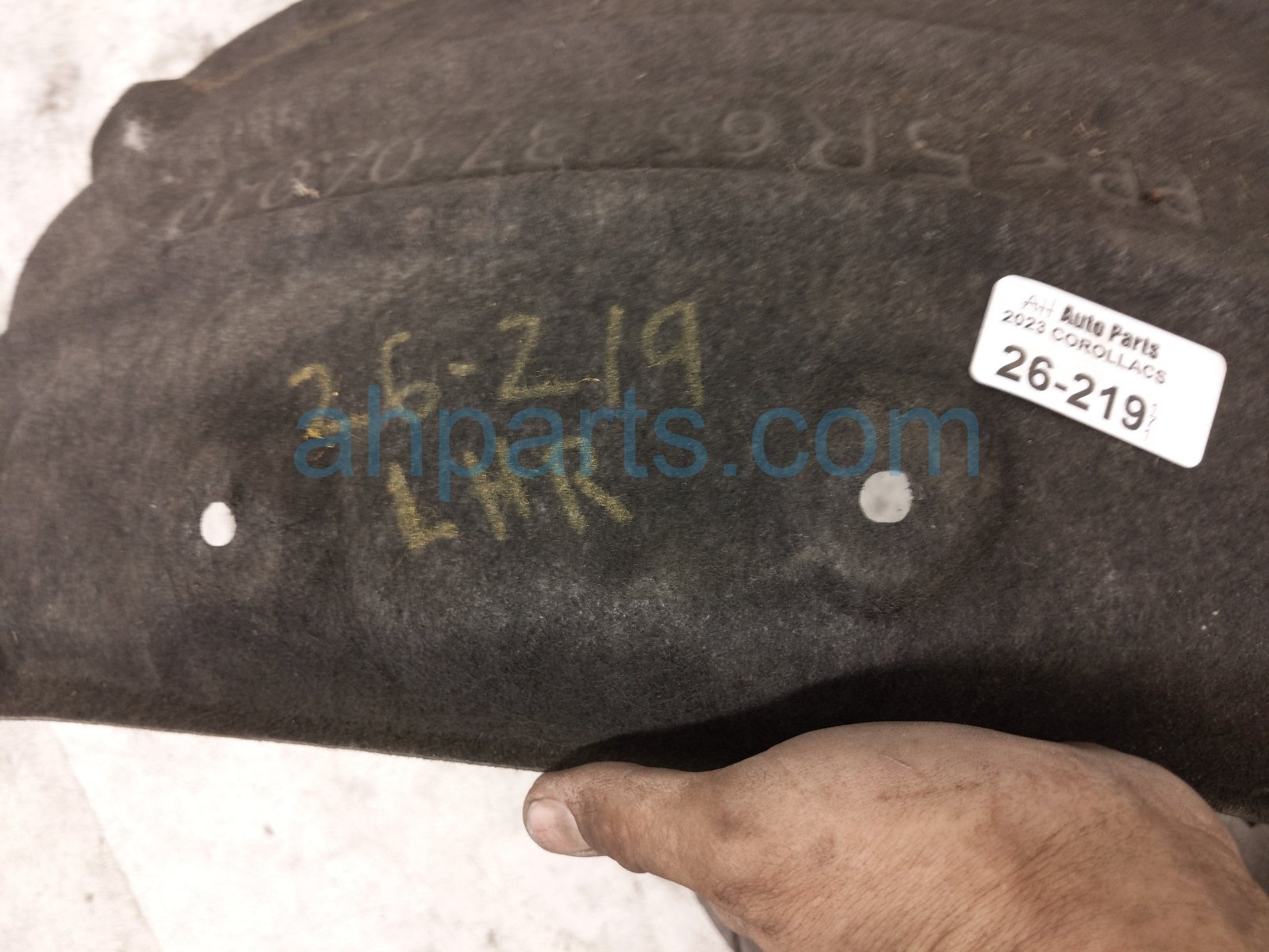 2023 Toyota Corollacs Rear Passenger Inner Fender Liner 65637 0A040 Replacement 2023 Toyota Corollacs Rear Passenger Inner Fender Liner 65637 0A040 Replacement thumbnail