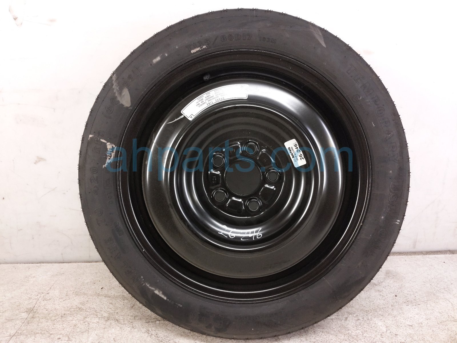 Honda T135/80D17 SPARE DONUT WHEEL + TIRE