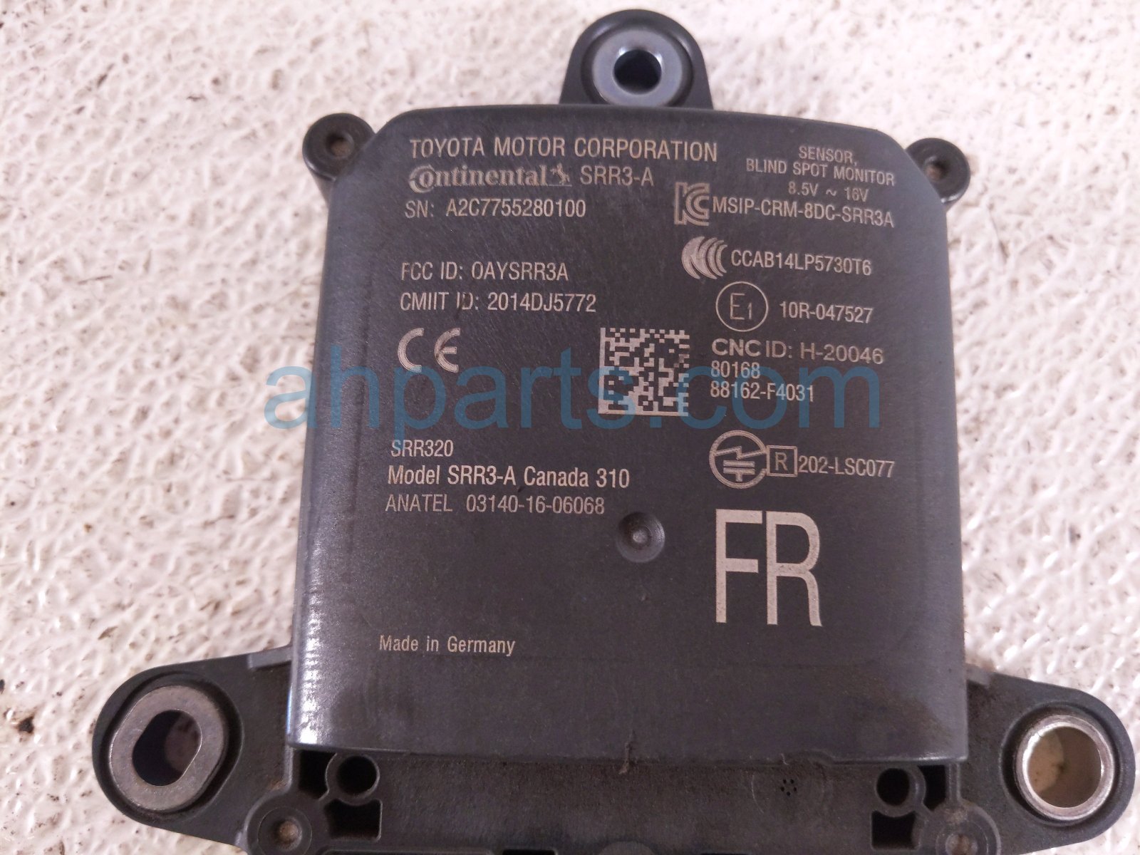 2021 Toyota C HR Rear Driver Blind Spot Radar Sensor 88162 F4031 Replacement 2021 Toyota C HR Rear Driver Blind Spot Radar Sensor 88162 F4031 Replacement thumbnail