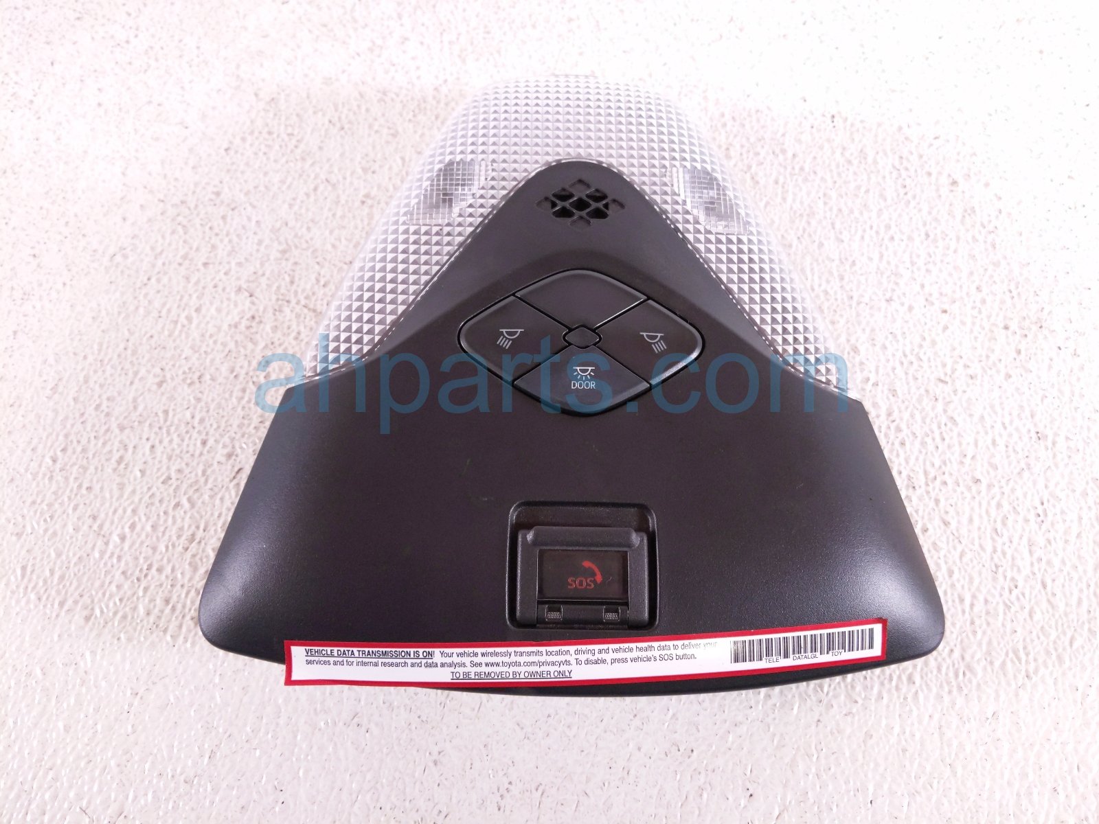 Toyota OVERHEAD CONSOLE / MAP LIGHT - BLACK Toyota OVERHEAD CONSOLE / MAP LIGHT - BLACK