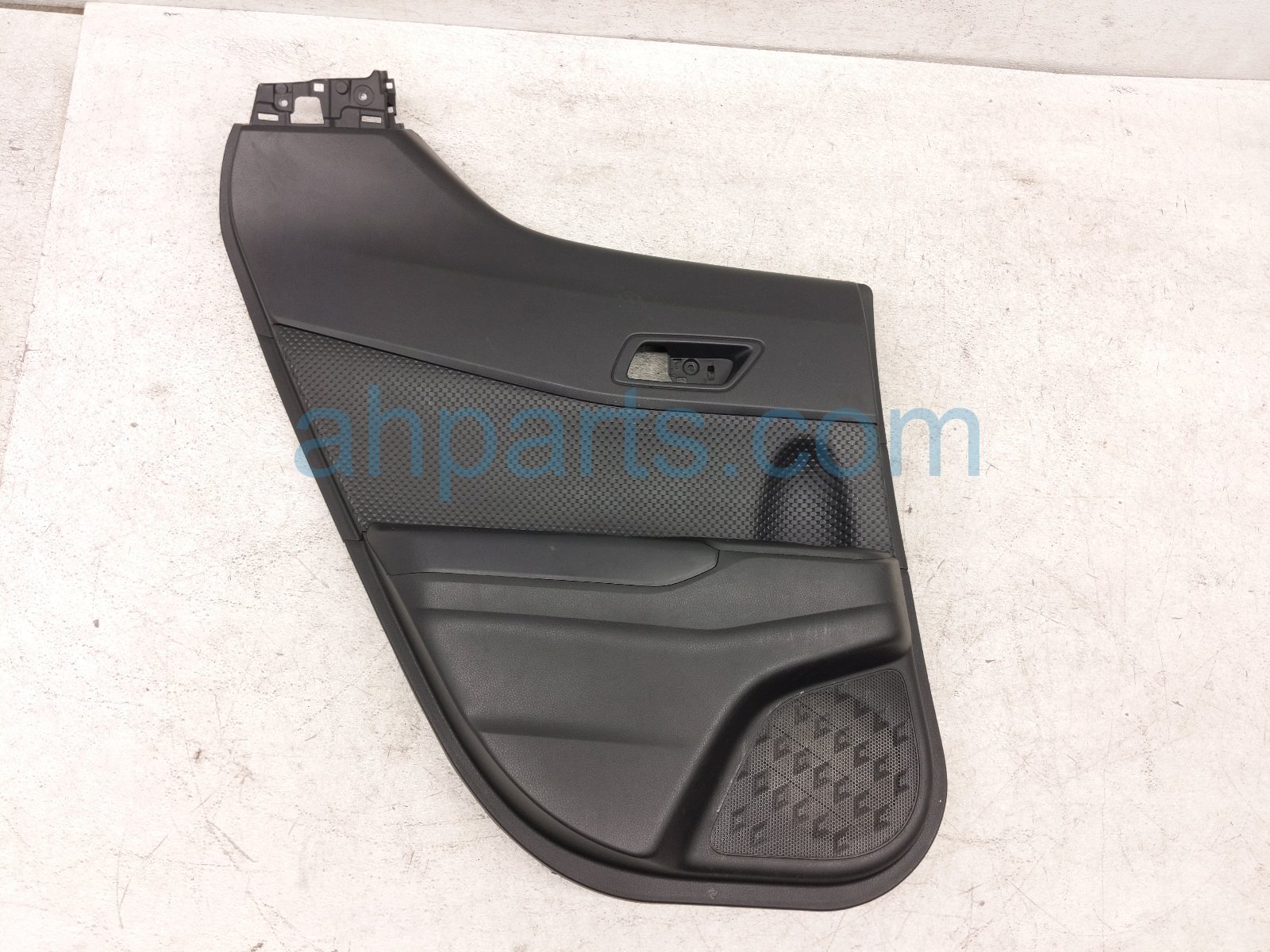 Rear driver INTERIOR DOOR PANEL - BLACK