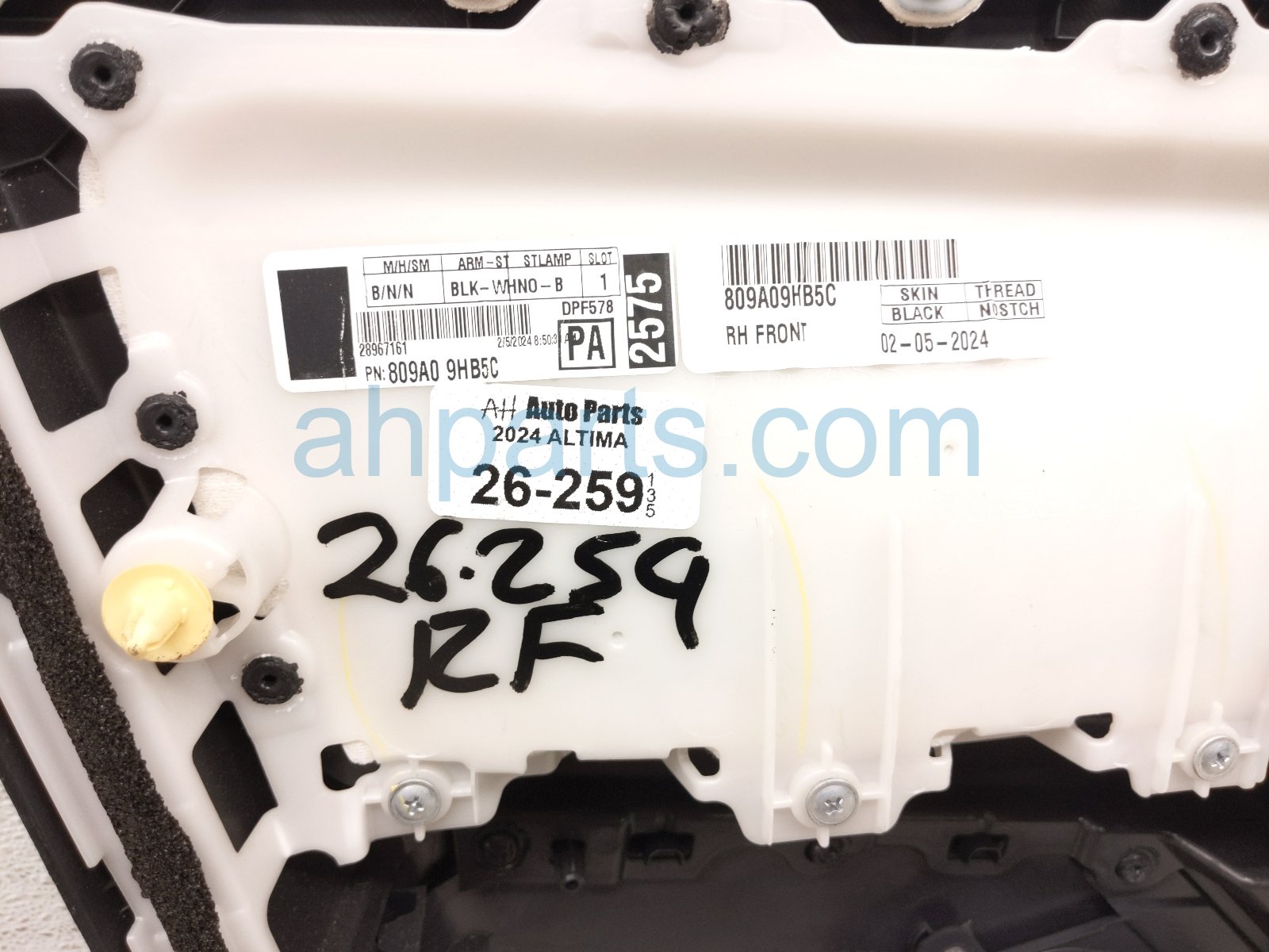 2024 Nissan Altima Trim / Liner Front Passenger Interior Door Panel Black 80900 9HE8C Replacement 2024 Nissan Altima Trim / Liner Front Passenger Interior Door Panel Black 80900 9HE8C Replacement thumbnail