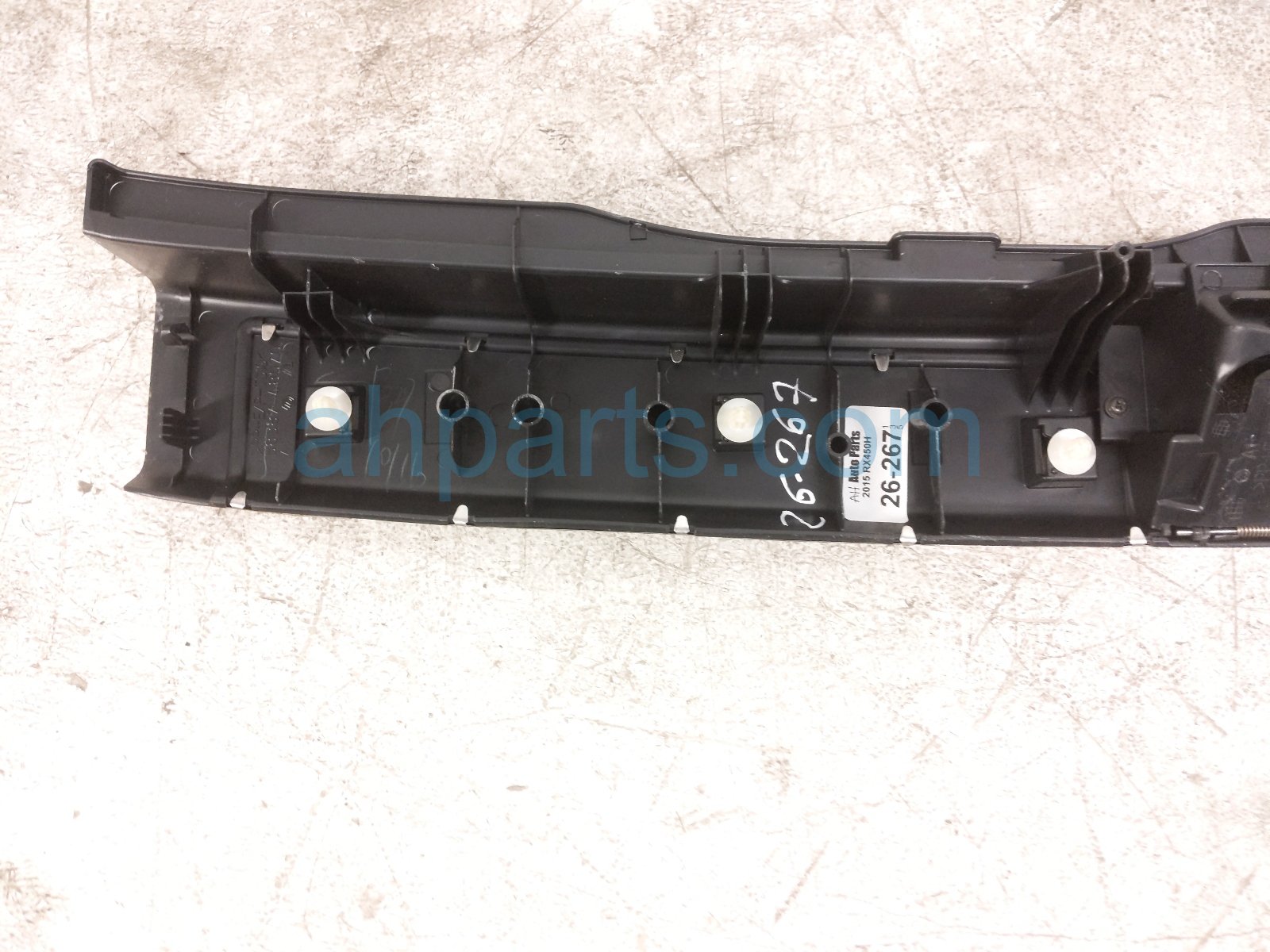 2015 Lexus Rx450h Rear Cargo Sill Scuff Plate Blk 58387 48071 C0 Replacement 2015 Lexus Rx450h Rear Cargo Sill Scuff Plate Blk 58387 48071 C0 Replacement thumbnail