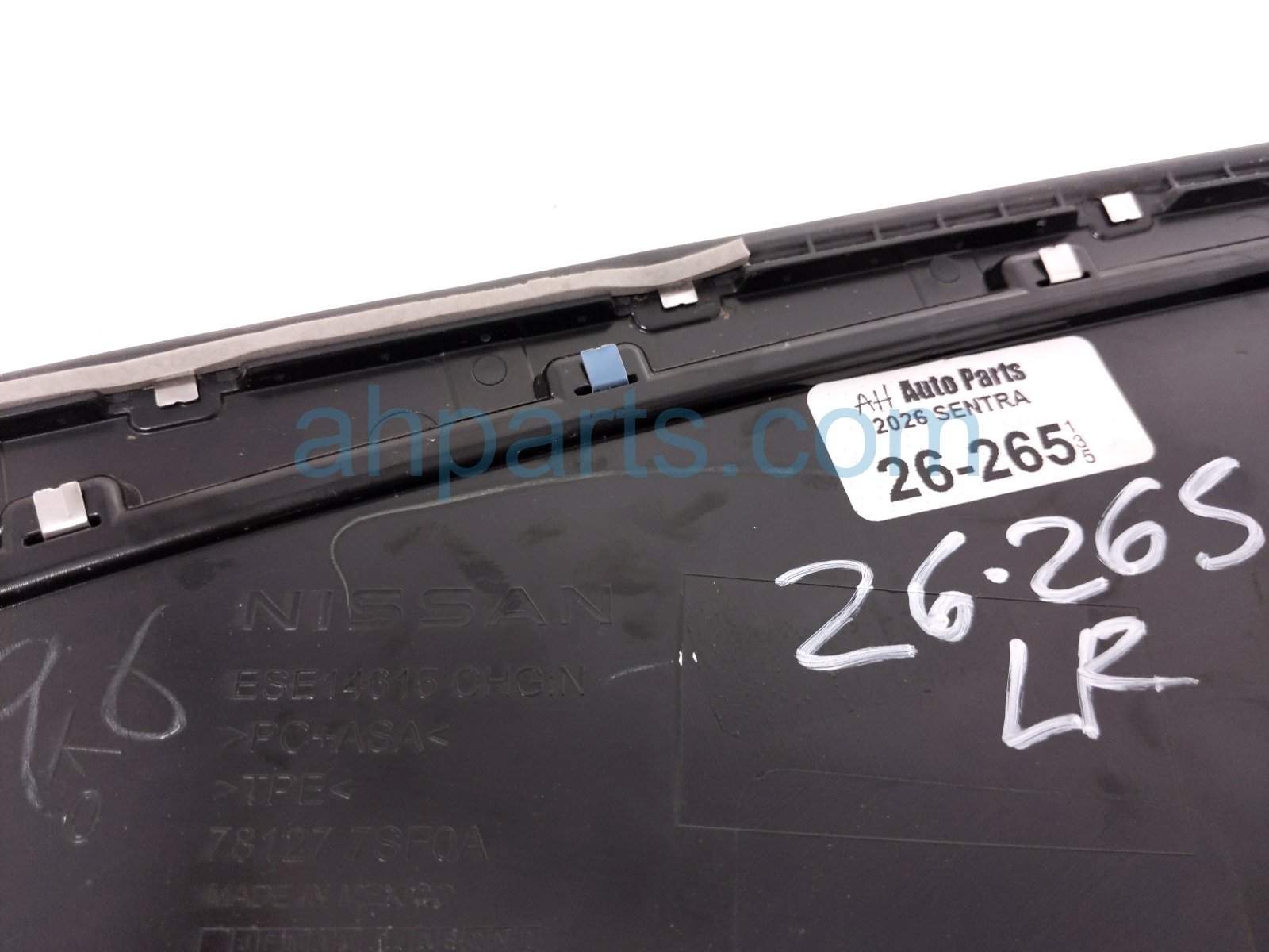 2026 Nissan Sentra Driver Quarter Pillar Garnish Blk 78127 7SF0A Replacement 2026 Nissan Sentra Driver Quarter Pillar Garnish Blk 78127 7SF0A Replacement thumbnail