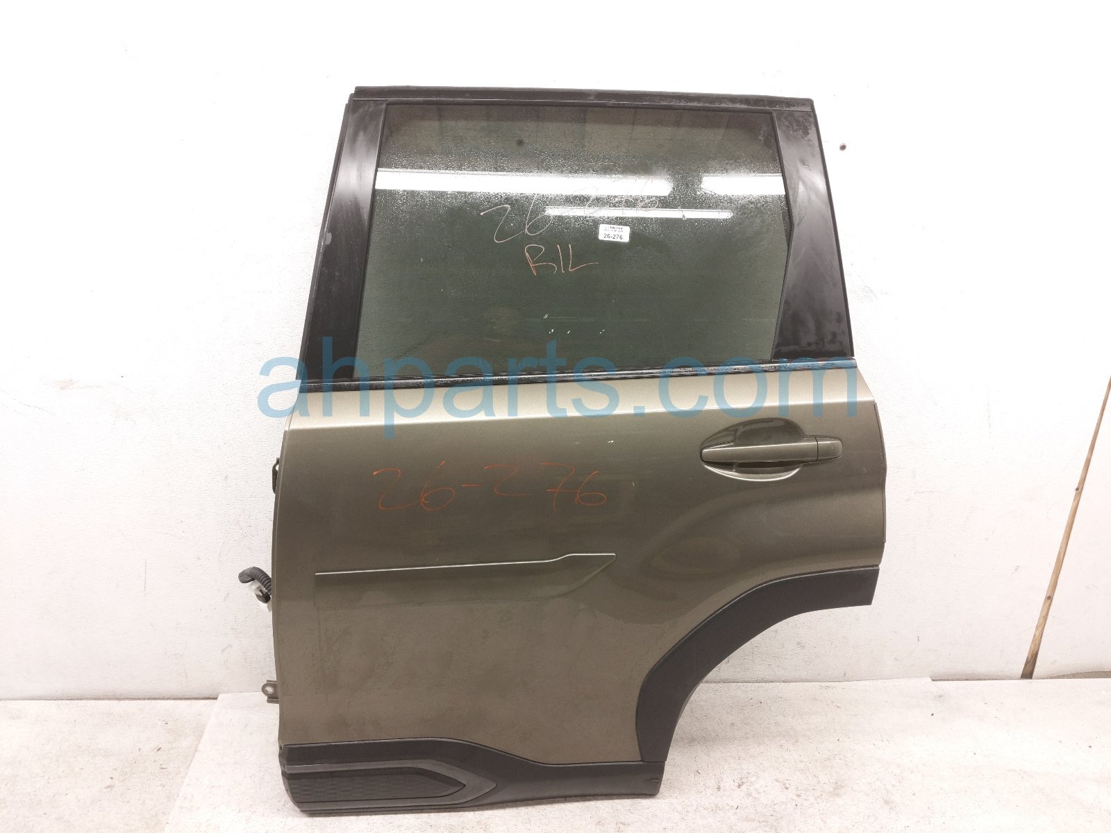 Subaru RR/LH DOOR - GREEN - NO INSIDE TRIM