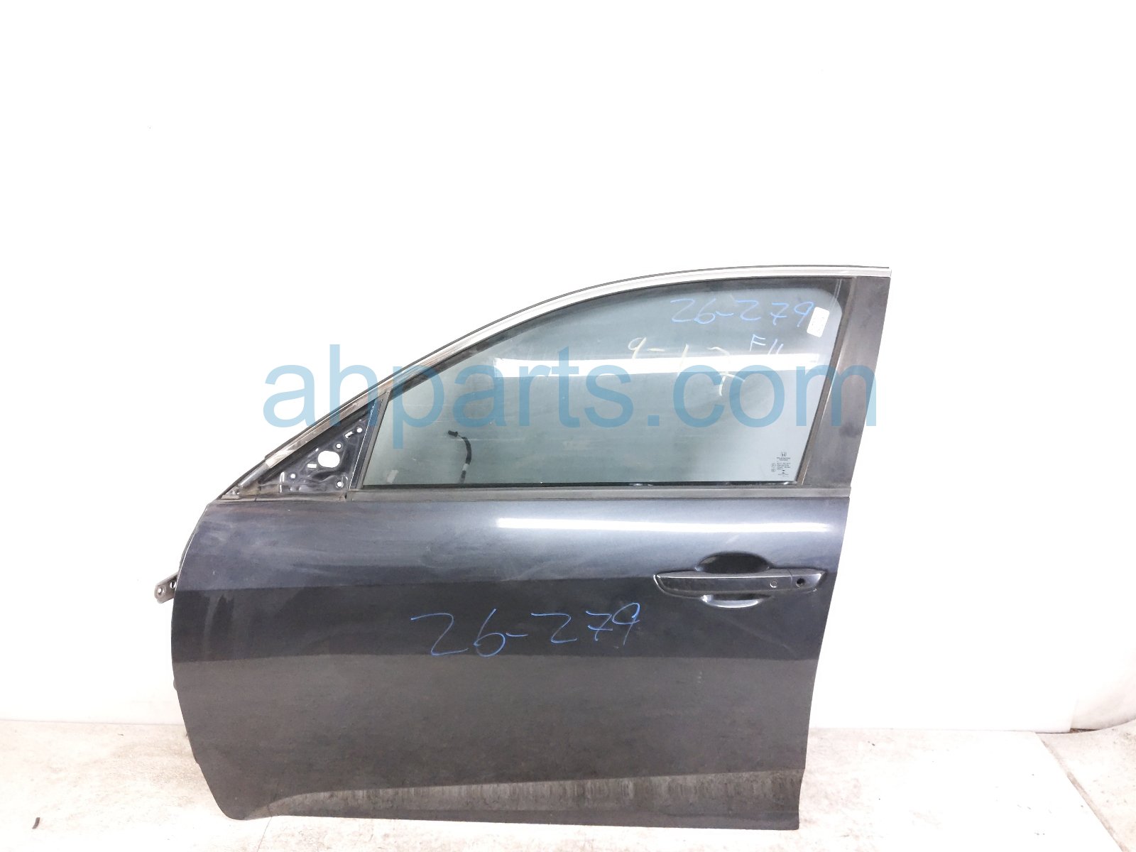 Honda FR/LH DOOR - BLUE - NO MIRROR/TRIM