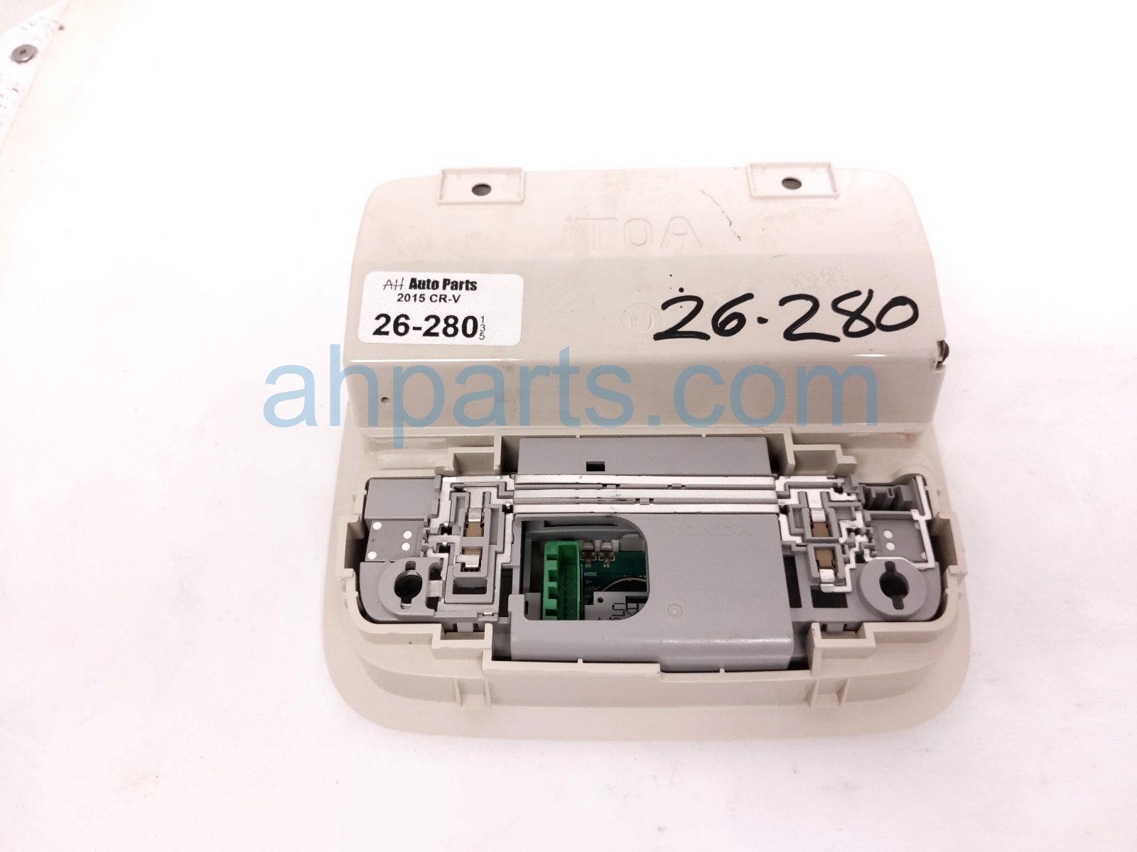 2015 Honda CR V Roof Console / Map Light Grey 83250 T0A A01ZA Replacement 2015 Honda CR V Roof Console / Map Light Grey 83250 T0A A01ZA Replacement thumbnail