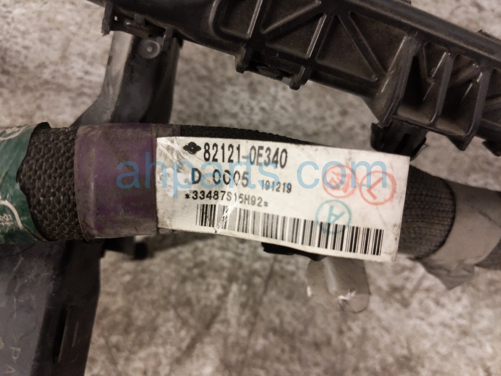 2020 Toyota Highlander Main Engine Wire Harness 3.5l Fwd 82121 0E340 Replacement 2020 Toyota Highlander Main Engine Wire Harness 3.5l Fwd 82121 0E340 Replacement thumbnail