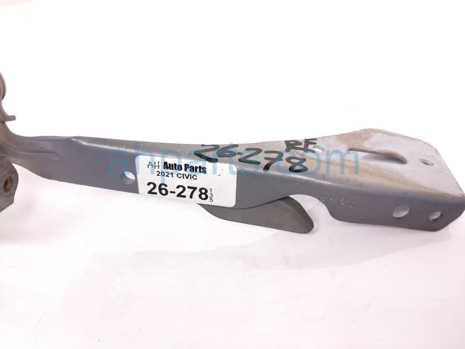 2021 Honda Civic Passenger Hood Hinge Grey Type R 60120 TGH A00ZZ Replacement 2021 Honda Civic Passenger Hood Hinge Grey Type R 60120 TGH A00ZZ Replacement thumbnail